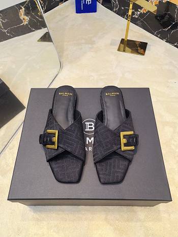 Balmain Jacquard with PB Monogram Black 