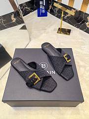 Balmain Jacquard with PB Monogram Black  - 4