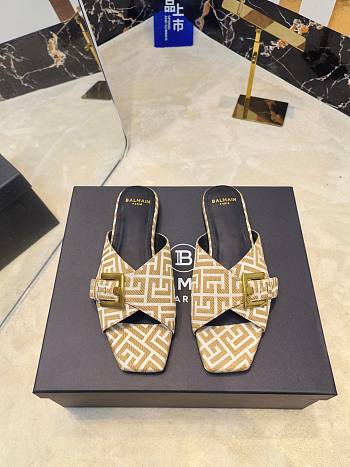 Balmain Jacquard with PB Monogram Light Beige