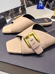 Balmain Jacquard Beige Leather - 5