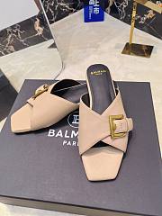 Balmain Jacquard Beige Leather - 3