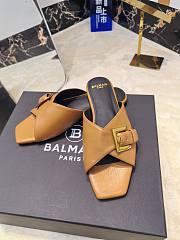 Balmain Jacquard Brown Leather - 4