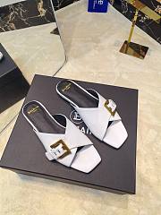 Balmain Jacquard White Leather - 6