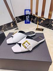 Balmain Jacquard White Leather - 4