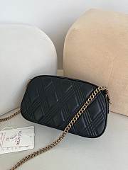 Valentino Garavani Quiltie 67 Medium Shoulder Bag In Quilted Nappa Leather Black - 24x16x6.5cm - 4