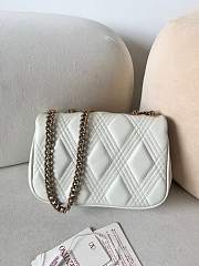 Valentino Garavani Quiltie 67 Small Shoulder Bag White - 19x13x6cm - 2