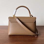  Celine Medium Nino Bag In Supple Grained Calfskin Bronze - 25x17.5x10cm - 6