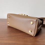  Celine Medium Nino Bag In Supple Grained Calfskin Bronze - 25x17.5x10cm - 2