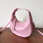 Teen Celine Lulu In Grained calfskin Pink - 24x21x5cm - 4