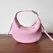 Teen Celine Lulu In Grained calfskin Pink - 24x21x5cm - 3