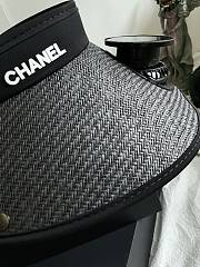 Chanel/25 Solar Fan Sun Hat Black - 4