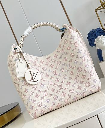 LV Carmel Mahina Leather Dream Cream M25894 - 35x40x17cm