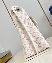 LV Carmel Mahina Leather Dream Cream M25894 - 35x40x17cm - 6