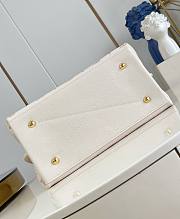 LV Carmel Mahina Leather Dream Cream M25894 - 35x40x17cm - 5