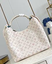 LV Carmel Mahina Leather Dream Cream M25894 - 35x40x17cm - 2