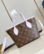 LV Neverfull Bandouliere Inside Out BB Monogram/Misty Lilac M25656 - 26.5x16.5x11cm - 3