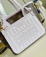 LV Neverfull Bandouliere Inside Out BB Monogram/Misty Lilac M25656 - 26.5x16.5x11cm - 2