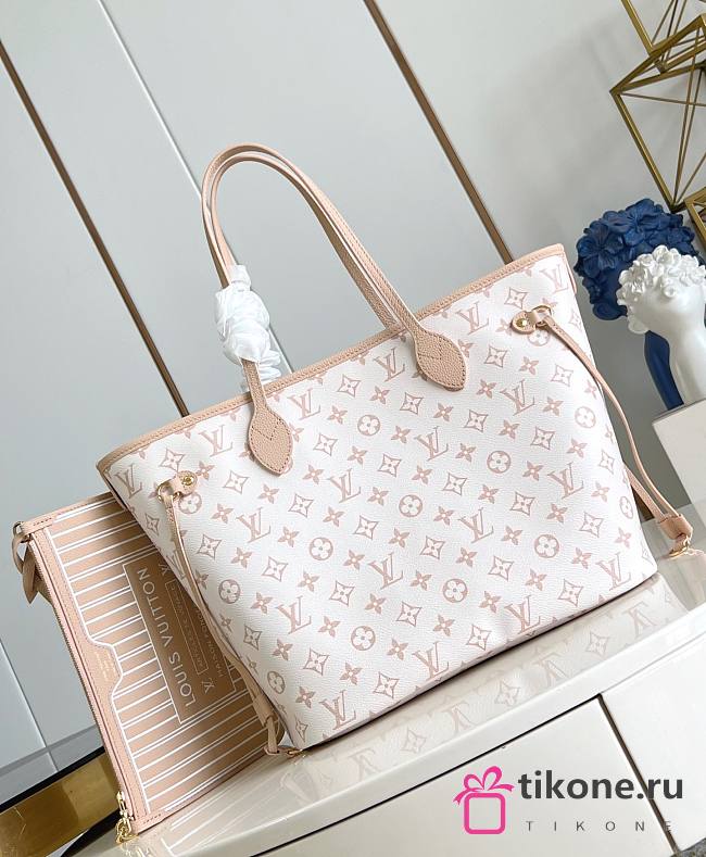 LV Neverfull Inside Out MM Monogram Dune Hazelnut M25665 - 31x28x14cm - 1