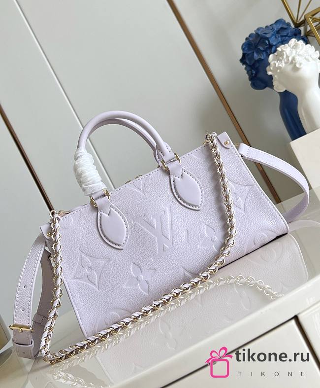 LV OnTheGo East West Monogram Empreinte Misty Lilac M15192 - 25x13x10cm - 1