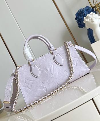 LV OnTheGo East West Monogram Empreinte Misty Lilac M15192 - 25x13x10cm