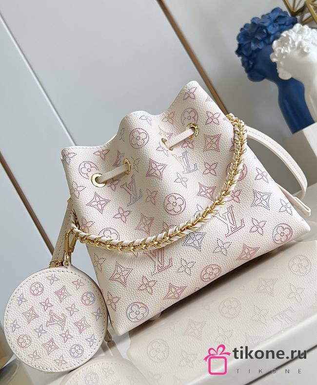 LV Bella Mahina Leather Dream Cream M15114 - 19x22x14cm - 1