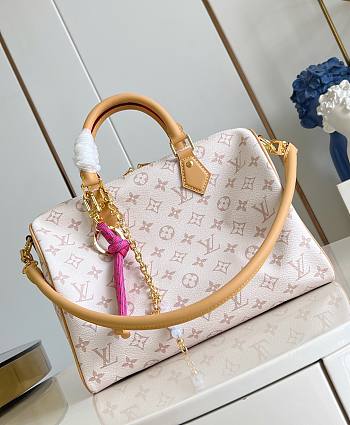 LV Speedy Soft 30 Lucky Dune Monogram Canvas Pink M15108 -