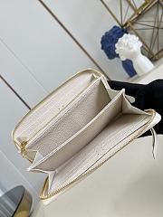 LV Zippy Wallet Monogram Empreinte Leather Dream Beige M25594 - 19.5x10.5x2.5cm - 4