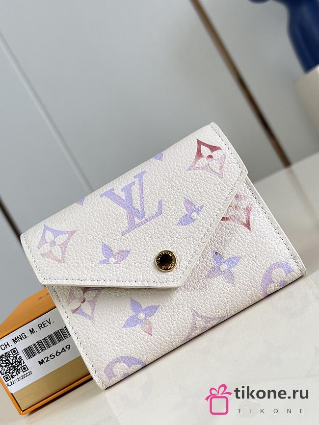LV Victorine Wallet Monogram Empreinte Leather Dream Beige M25649 - 12x9.5x2.5cm - 1