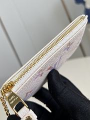 LV Key Pouch Monogram Empreinte Leather Dream Beige M25597 - 12x7x1.5cm - 5