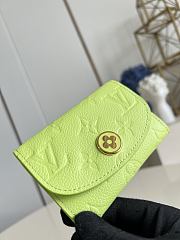 LV Rosalie Coin Purse Monogram Empreinte Leather Zesty Lime M14506 - 11x8x2.5cm - 5