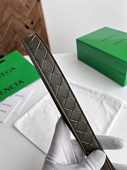 Bottega Veneta Watch Belt Calfskin Green Gold 2.5cm - 3