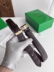 Bottega Veneta Watch Belt Calfskin Fondant Gold 2.5cm - 5