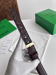 Bottega Veneta Watch Belt Calfskin Fondant Gold 2.5cm - 2