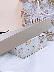 Dior 30 Montaigne Belt Gold Tone and White Smooth Calfskin 2.5cm - 5