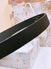 Dior 30 Montaigne Belt Black Smooth Calfskin 2.5cm - 6