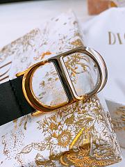 Dior 30 Montaigne Belt Black Smooth Calfskin 2.5cm - 2