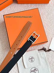 Hermes Society Reversible 32mm Belt Black/ Brown - 4