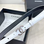 Chanel Belt White Silver 2.5cm - 5