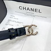 Chanel Belt Black Light Gold 2.5cm - 5