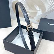 Chanel Belt Black Light Gold 2.5cm - 4