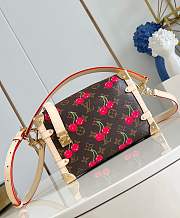 LVxTM Side Trunk MM Cherry Monogram M14278 - 23.5x16x8.5cm - 5