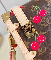 LVxTM Side Trunk MM Cherry Monogram M14278 - 23.5x16x8.5cm - 4