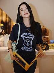 LV Signature Zipper Detail T-Shirt Blue - 2