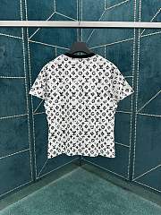 LV Monogram with Chain T-Shirt White - 3