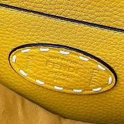 Fendi Peekaboo ISeeU Small Multicolour Sage Selleria Bag Yellow - 27x21x11cm - 4
