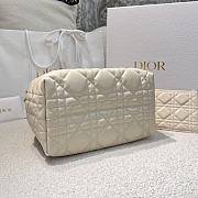 Medium Dior Toujours Bag Powder Beige Macrocannage Calfskin - 28.5x21.5x17cm - 6
