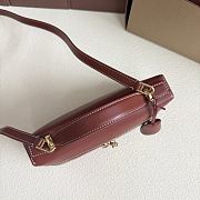 Loro Piana Extra Bag L23 Smooth Calfskin Red - 23cmx12cmx7cm - 4