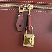 Loro Piana Extra Bag L23 Smooth Calfskin Red - 23cmx12cmx7cm - 5