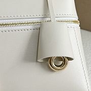 Loro Piana Extra Bag L23 Smooth Calfskin White - 23cmx12cmx7cm - 2
