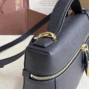 Loro Piana Extra Bag L23 Calfskin Blue - 23cmx12cmx7cm - 2